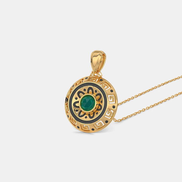 The Viridian Pendant For Him - Aggarwal jewels