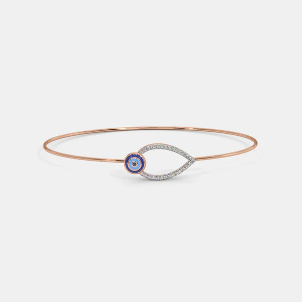The Pear Evil Eye Toggle Bangle