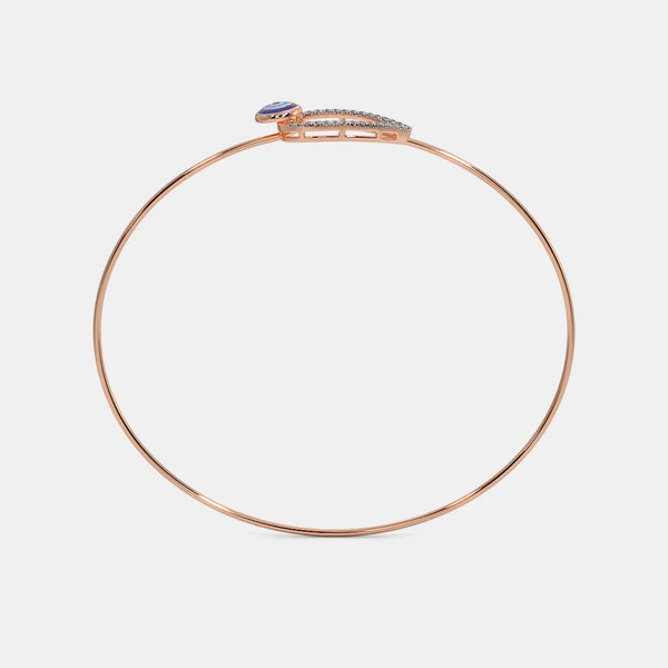 The Pear Evil Eye Toggle Bangle
