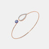 The Pear Evil Eye Toggle Bangle