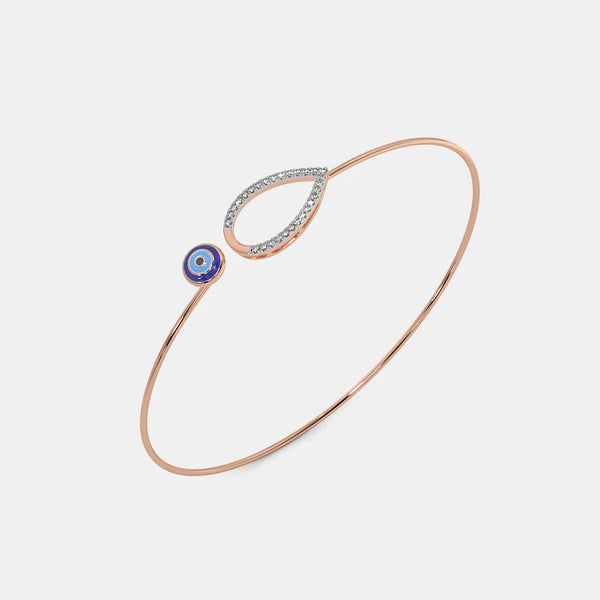 The Pear Evil Eye Toggle Bangle