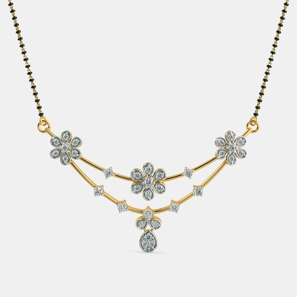 The Parijat Mangalsutra Pendant - Aggarwal jewels