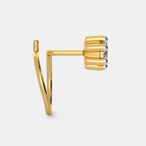 The Hyacinth Nose Pin - Aggarwal jewels