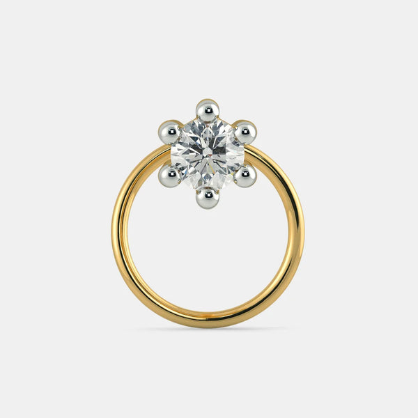 The Hyacinth Nose Pin - Aggarwal jewels