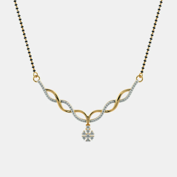 The Chitra Mangalsutra Pendant - Aggarwal jewels
