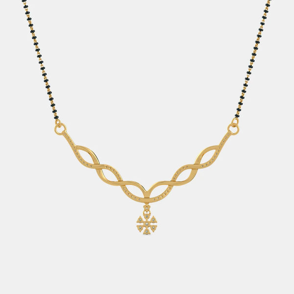 The Chitra Mangalsutra Pendant - Aggarwal jewels