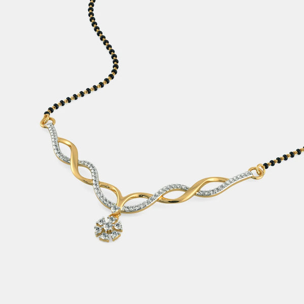 The Chitra Mangalsutra Pendant - Aggarwal jewels