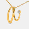 The Cursive A Necklace - Aggarwal jewels