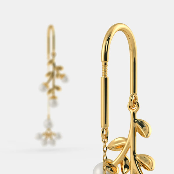The Indu Sui Dhaga Earrings - Aggarwal jewels