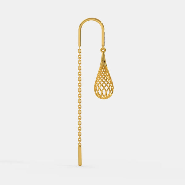 The Deepti Sui Dhaga Earrings - Aggarwal jewels