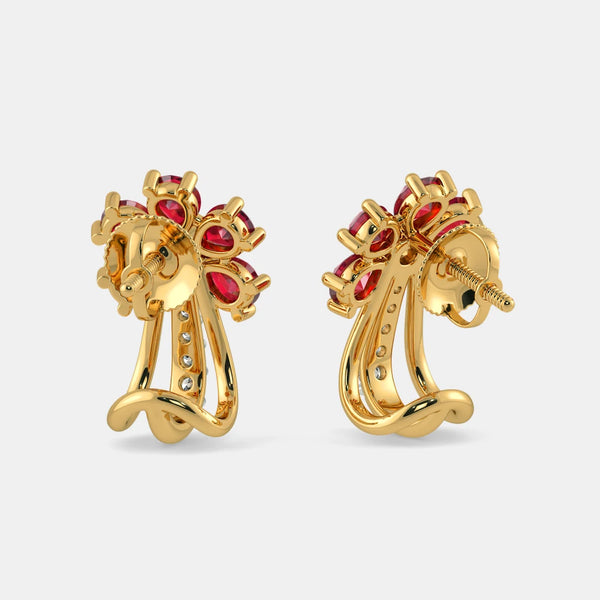 The Anurita Hoop Earrings - Aggarwal jewels