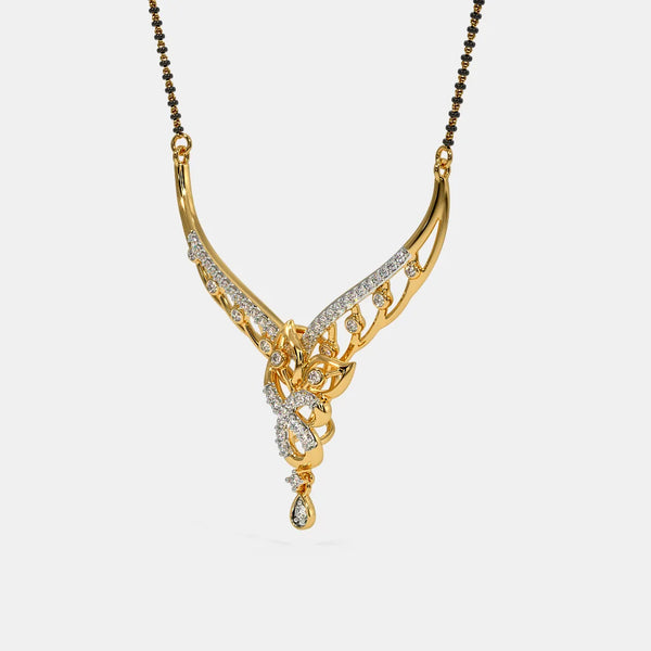 The Astikya Convertible Mangalsutra Pendant - Aggarwal jewels