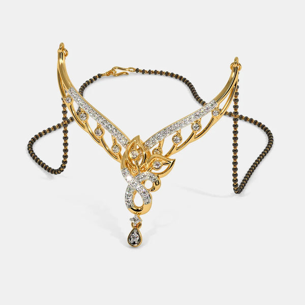 The Astikya Convertible Mangalsutra Pendant - Aggarwal jewels