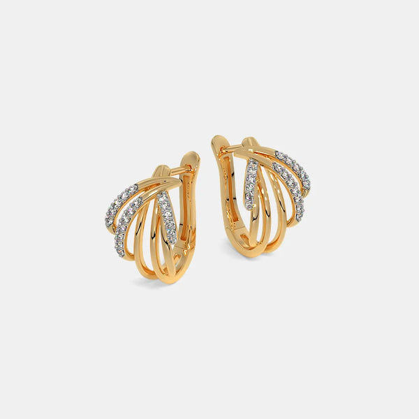The Ursa Hoop Earrings - Aggarwal jewels