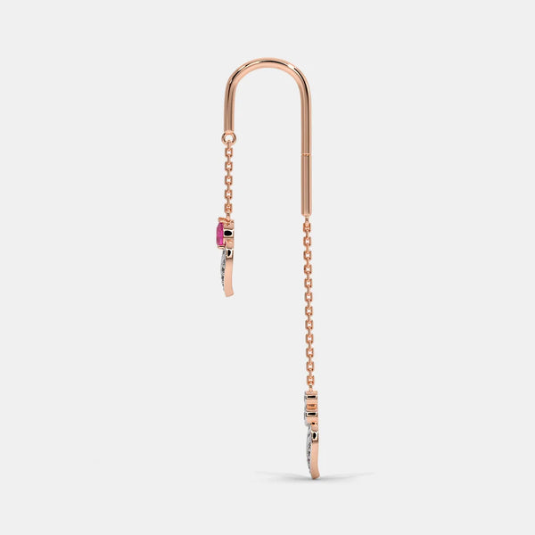 The Affluer Sui Dhaga Earrings - Aggarwal jewels