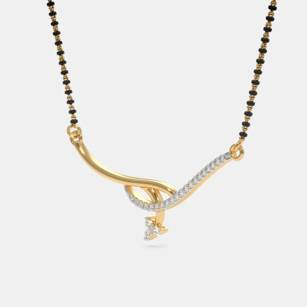 The Ekani Mangalsutra Pendant - Aggarwal jewels