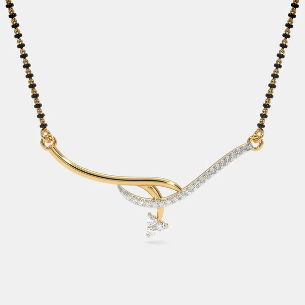 The Ekani Mangalsutra Pendant - Aggarwal jewels