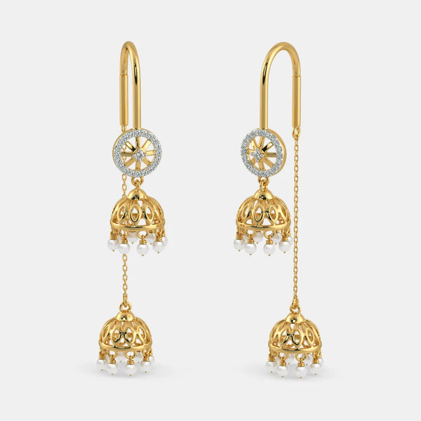 The Embellished Radiance Earrings - Aggarwal jewels