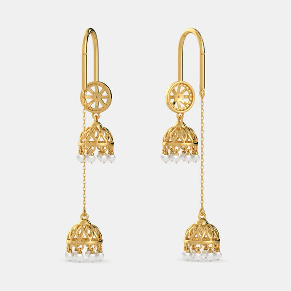 The Embellished Radiance Earrings - Aggarwal jewels