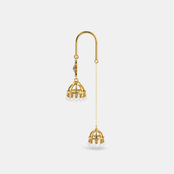 The Khushi Sui Dhaga Earrings - Aggarwal jewels