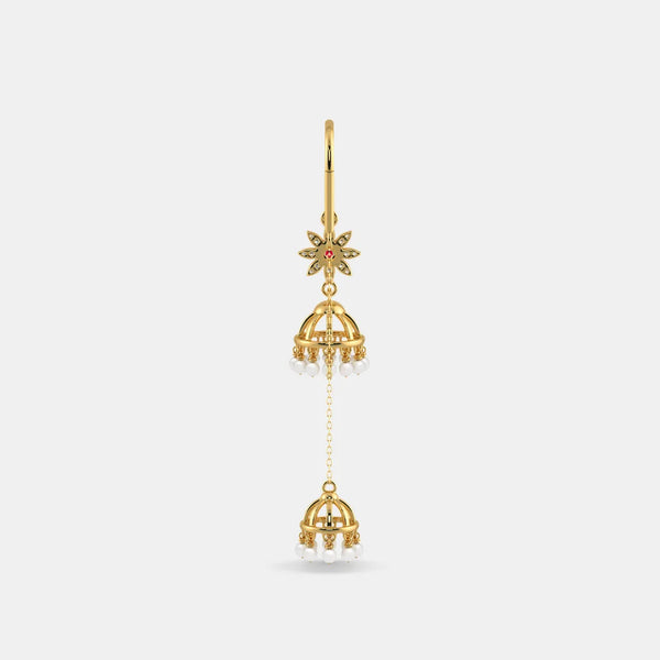 The Khushi Sui Dhaga Earrings - Aggarwal jewels