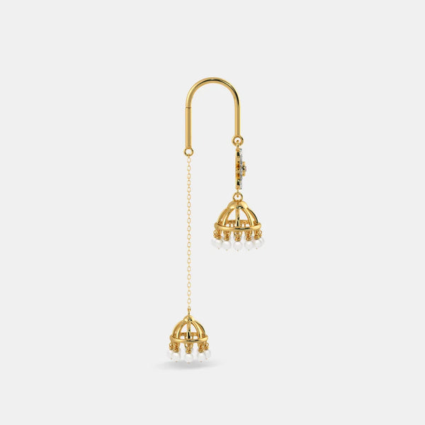 The Khushi Sui Dhaga Earrings - Aggarwal jewels