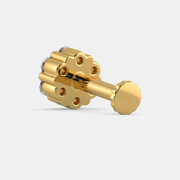 The Larkspur Nose Screw - Aggarwal jewels