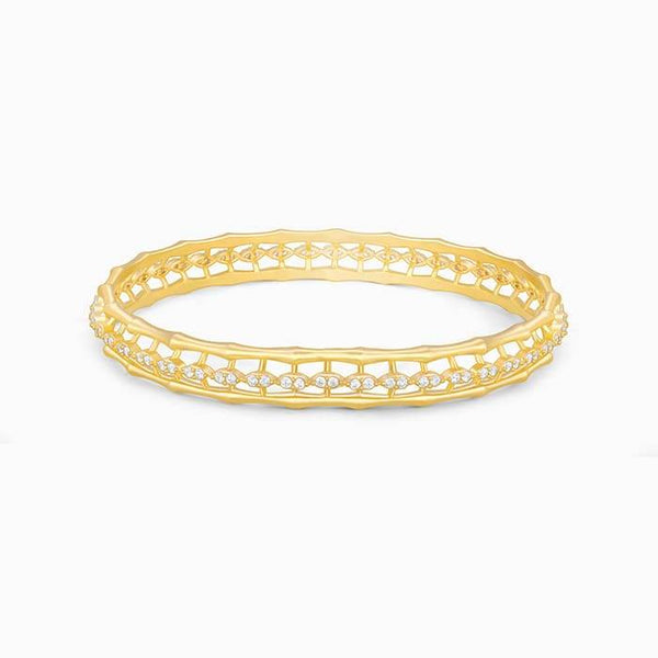 Golden Whispering Winds Bangle - Aggarwal jewels