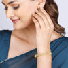 Golden Whispering Winds Bangle - Aggarwal jewels