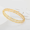 Golden Whispering Winds Bangle - Aggarwal jewels