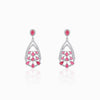 Silver Graceful Drop Earrings - Aggarwal jewels