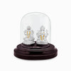 Silver Lakshmi and Ganesha Idol - Aggarwal jewels