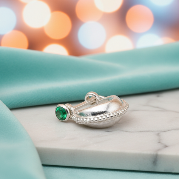 Handcrafted Silver Bali Stud Earrings for Boys - Aggarwal jewels