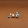 Royal Stone Textured Silver Bali For Boys - Aggarwal jewels