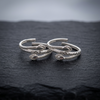 Silver Cross Leaf Design Adjustable Toe Ring (Bichiya) for Women - Aggarwal jewels