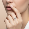 Silver Heart Solitaire Ring for Women - Aggarwal jewels