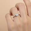 Silver Heart Solitaire Ring for Women - Aggarwal jewels