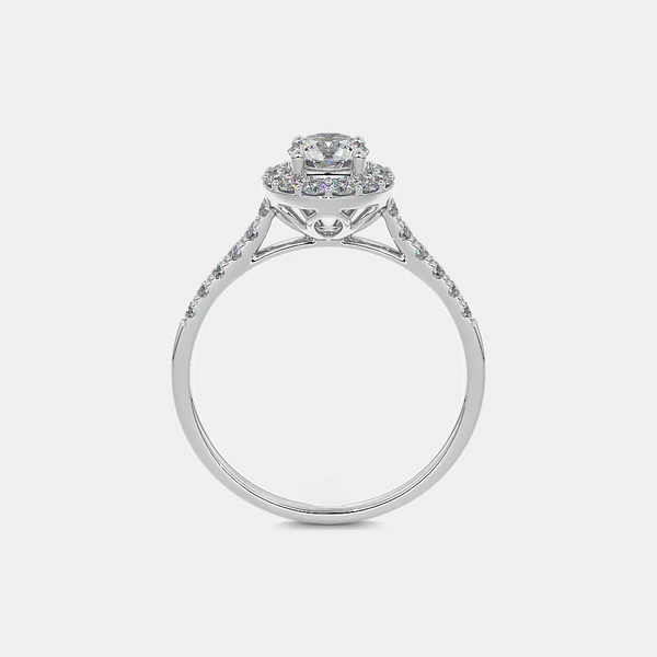 The Floryn Halo Ring - Aggarwal jewels