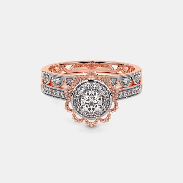 The Ullani Bridal Ring Set - Aggarwal jewels