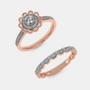 The Ullani Bridal Ring Set - Aggarwal jewels