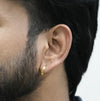 Classic Men’s Silver Bali Minimal Hoop Earring for Boys - Aggarwal jewels