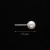 Silver Pearl Stud Earrings with Matching Pearl Pendant Necklace - Aggarwal jewels
