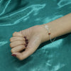 Shiv & Om Couple Silver Bracelets Adjustable Spiritual Band Set - Aggarwal jewels