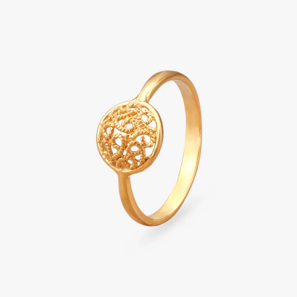 Delicate Details Gold Finger Ring for Kids - Aggarwal jewels