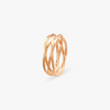 Interlace Flow Gold Ring - Aggarwal jewels
