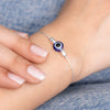 Evil Eye Silver Wrist Charm - Aggarwal jewels