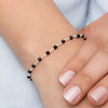 Minimalist Black Bead Bracelet - Aggarwal jewels