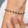 Minimalist Black Bead Bracelet - Aggarwal jewels