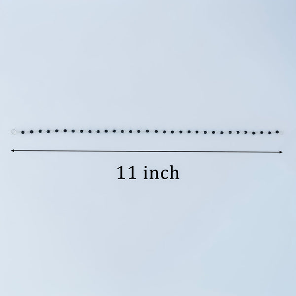 Minimalist Black Bead Bracelet - Aggarwal jewels