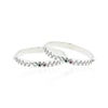 Silver Radical Two Storm Wave Bangles - Aggarwal jewels